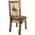 Woodsman Woodland Upholstery Side Chair with Laser-Engraved Bronc Design