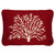 Wintry Branches Hooked Wool Pillow