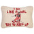 Keep Up Hooked Wool Pillow