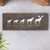 Personalized Moose Family Block Mount - 18 x 7