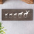 Personalized Moose Family Block Mount - 26 x 10