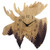 Moose Forest Wood Clock