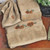 Pine Branch Linen Embroidered Bath Towel