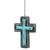 Turquoise Cross Fan Pull