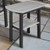 Kingston Oval End Table - Gray & Black