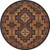 High Rez Southwest Rug - 8 Foot Round