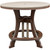 Beckett Counter Height Round Table - Weatherwood & Brown