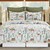 Wood Cabin Deer Quilt Bed Set - Twin