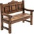 Distressed Natural Sonoran Bench