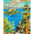 Lake Island Canvas Wall Art