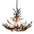 Tall Mule Deer Chandelier - 8 Light