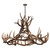 Elk Antler Wagon Wheel Chandelier - 12 Light