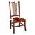 Yellowstone Gallatin Valley Spindle Side Chair - Cowhide Seat