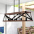 Lubbock Wood Cage Linear Chandelier