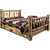 Cascade Storage Bed with Laser Engraved Elk Design - Twin