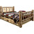 Cascade Storage Bed with Laser Engraved Moose Design - Full
