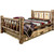 Cascade Storage Bed with Laser Engraved Moose Design - Full