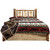 Cascade Platform Storage Bed with Laser Engraved Moose Design - Cal. King