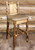Cascade Barstool with Buckskin Upholstery and Back - Wolf