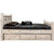 Denver Bed with Storage & Engraved Broncos - Twin - Lacquered