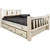 Denver Bed with Storage & Engraved Pines - Queen - Lacquered