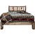 Denver Platform Bed with Engraved Broncos - Twin