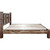 Denver Platform Bed with Engraved Pines - Twin