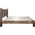 Denver Platform Bed with Engraved Wolves - King