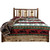 Denver Platform Bed with Storage & Engraved Broncos - Cal King