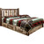 Denver Platform Bed with Storage & Engraved Broncos - Twin