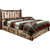 Denver Platform Bed with Storage & Engraved Moose - Cal King