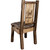 Denver Side Chair with Engraved Elk - Stained & Lacquered