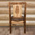 Denver Captain's Chair with Engraved Pine - Stained & Lacquered