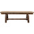 Denver Plank Bench with Buckskin Seat - 5 Foot - Stained & Lacquered