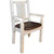 Denver Captain's Chair with Saddle Seat - Lacquered