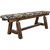 Denver Plank Bench with Woodland Seat - 5 Foot - Stained & Lacquered