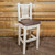 Denver Barstool with Back & Saddle Seat - Lacquered