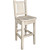Denver Barstool with Engraved Bronc Back - Lacquered