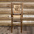 Denver Barstool with Engraved Bear Back - Stained & Lacquered