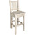 Denver Counter Height Barstool with Engraved Moose Back - Lacquered