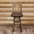 Denver Swivel Barstool with Back & Saddle Seat - Stained & Lacquered