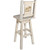 Denver Counter Height Swivel Barstool with Engraved Moose Back - Lacquered