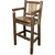 Denver Counter Height Captain's Barstool - Stained & Lacquered