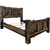 Lima Live Edge Bed with Jacobean Stain - Twin
