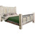 Lima Sawn Bed with Iron & Clear Lacquer - Cal King