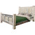 Lima Sawn Bed with Iron & Clear Lacquer - Queen