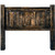 Lima Sawn Headboard with Iron & Jacobean Stain - Twin