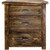 Lima Sawn 3 Drawer Chest with Iron - Provincial Stain