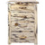 Lima Live Edge 4 Drawer Chest - Clear Lacquer