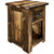 Lima Live Edge 25 Inch Nightstand with Iron - Provincial Stain